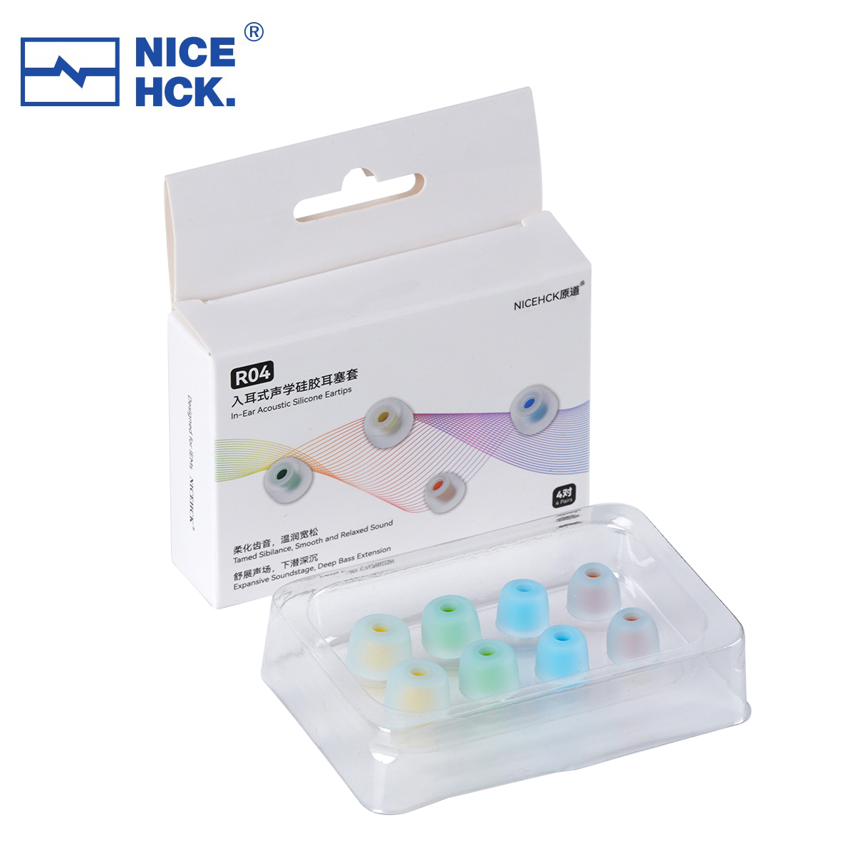 Anker Speaker Soundcore Boom 2 - NICEHCK R04 Silicone In-Ear Acoustic Eartips