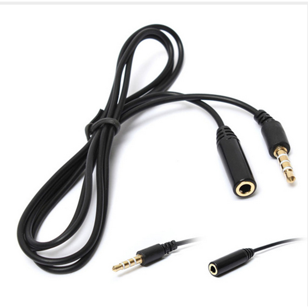 NEW 1M 3.5mm Male to Female 4  - огляд і ціна Cable Extension 3.5