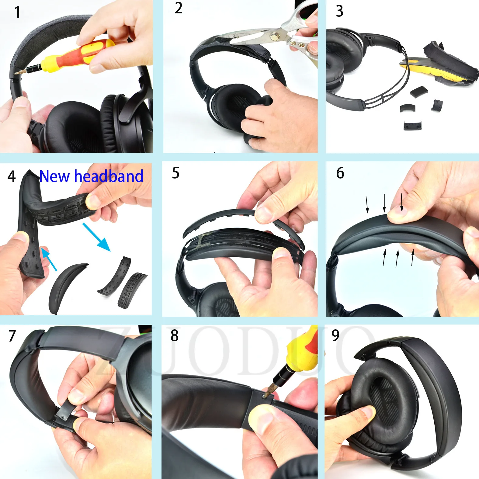 Removeable Headband For BOSE Q - огляд і ціна Bose Headphone Qc45