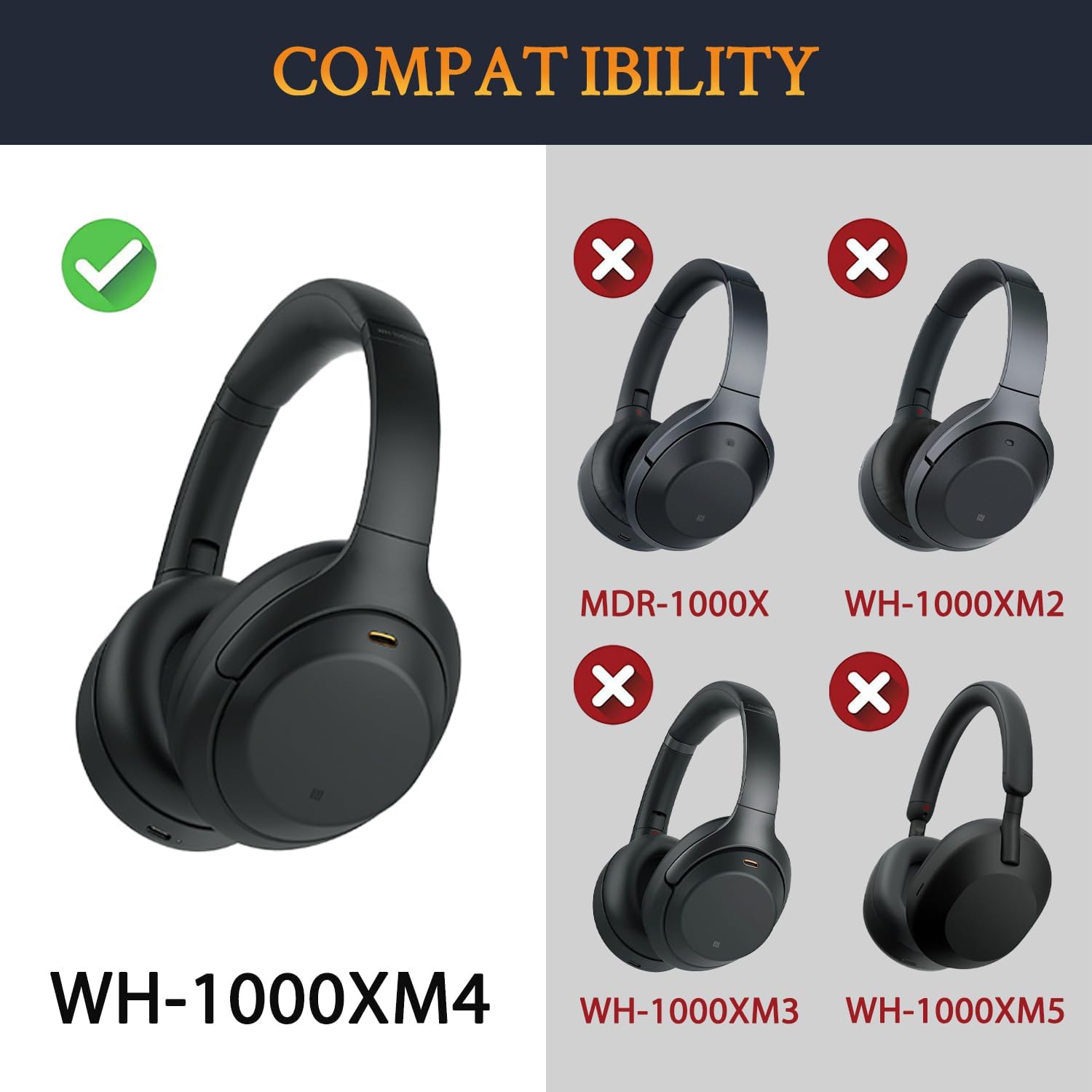 Easy Install WH1000XM4 Headban - огляд і ціна Sony Headphone Wh-1000Xm4
