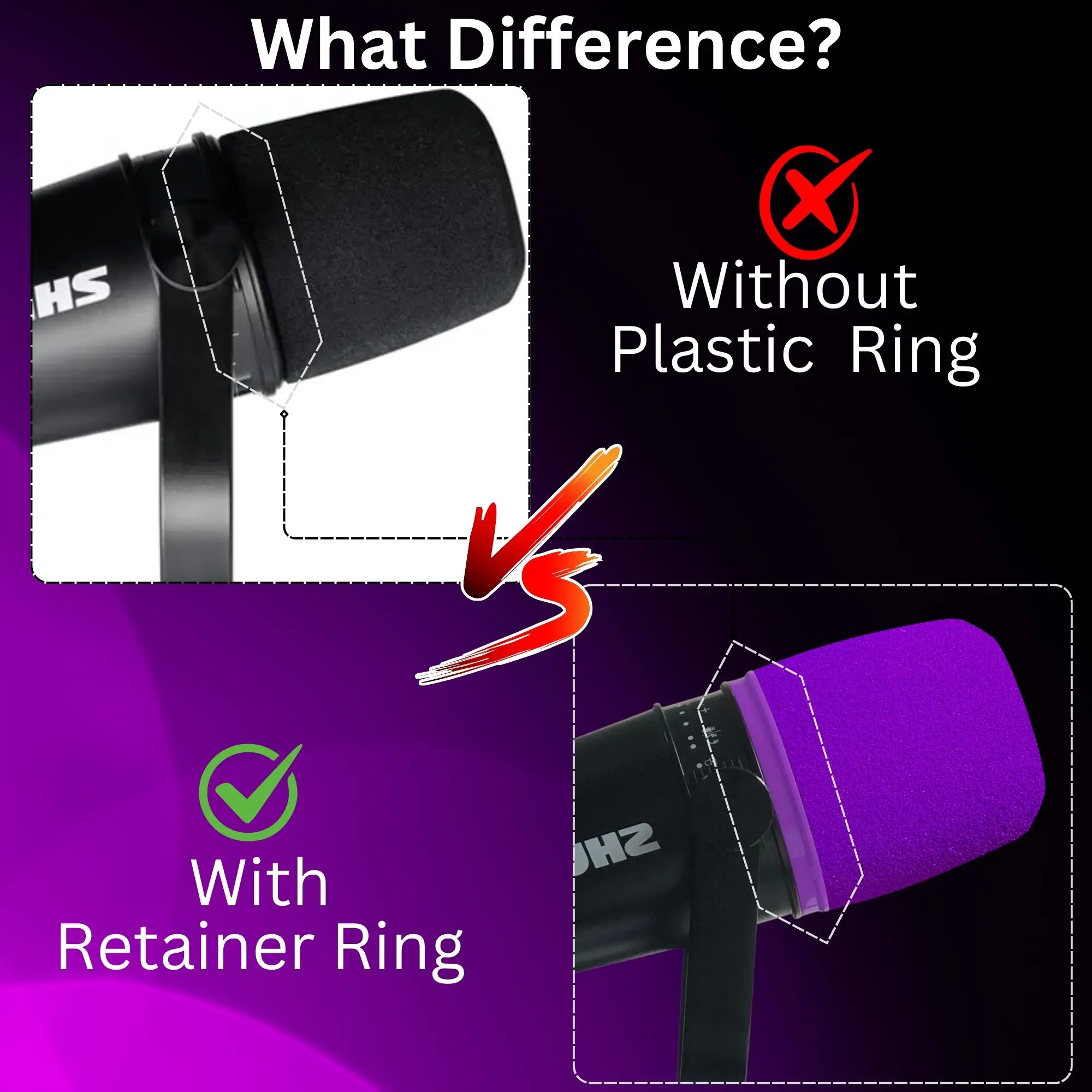 MV7 Foam for Shure MV7, MV7i,  - огляд і ціна Shure Mic Sm7B