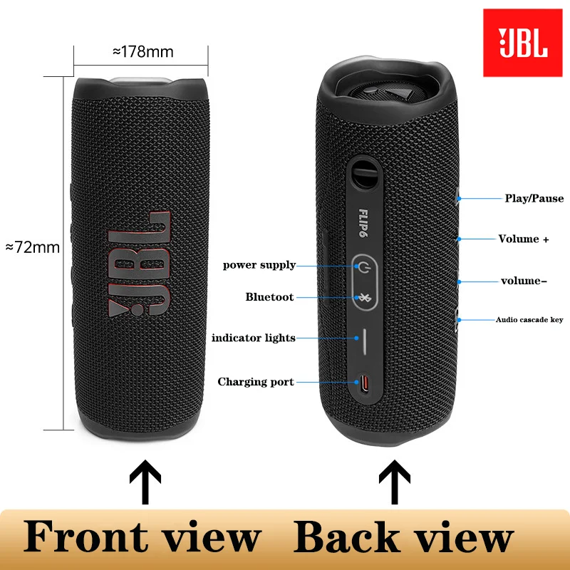 Authentic JBL Flip 6 Bluetooth - огляд і ціна Jbl Speaker Flip 6