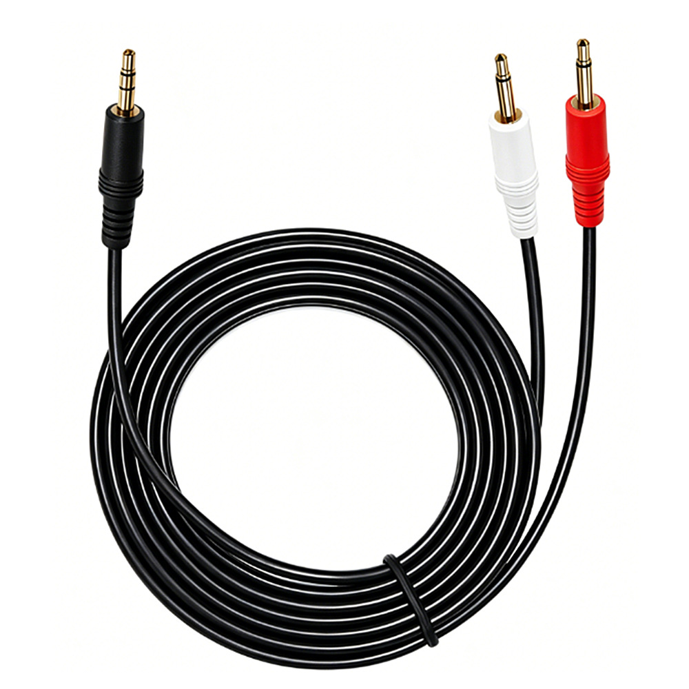 3.5mm TRS Stereo Male To Dual  - огляд і ціна Cable Extension 3.5