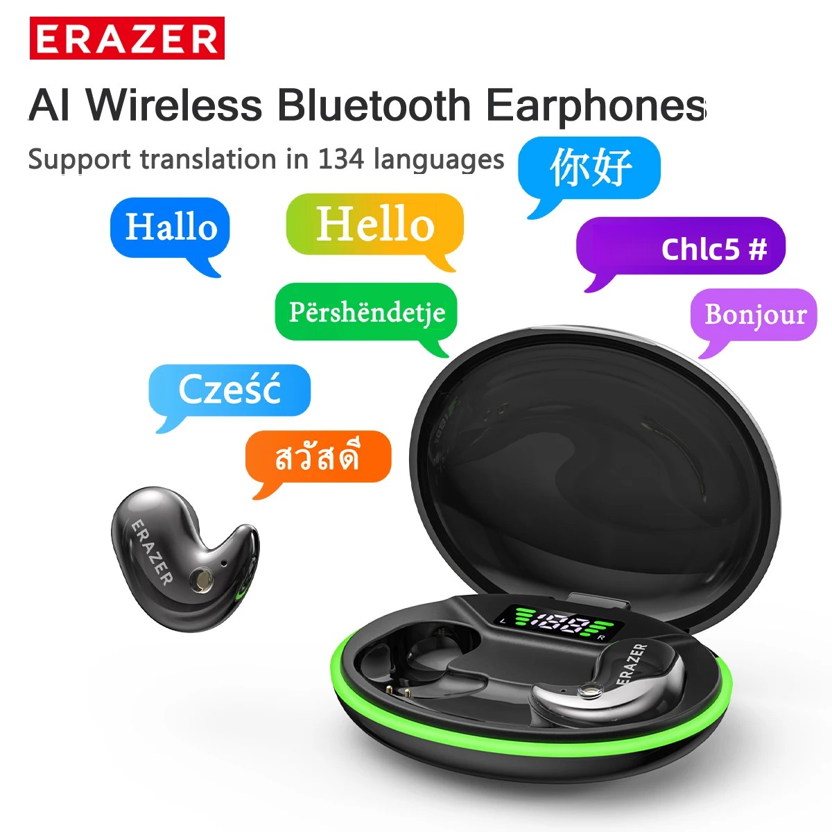 EARZER XF58 In-Ear Bluetooth H - огляд і ціна Earbuds Charging Case