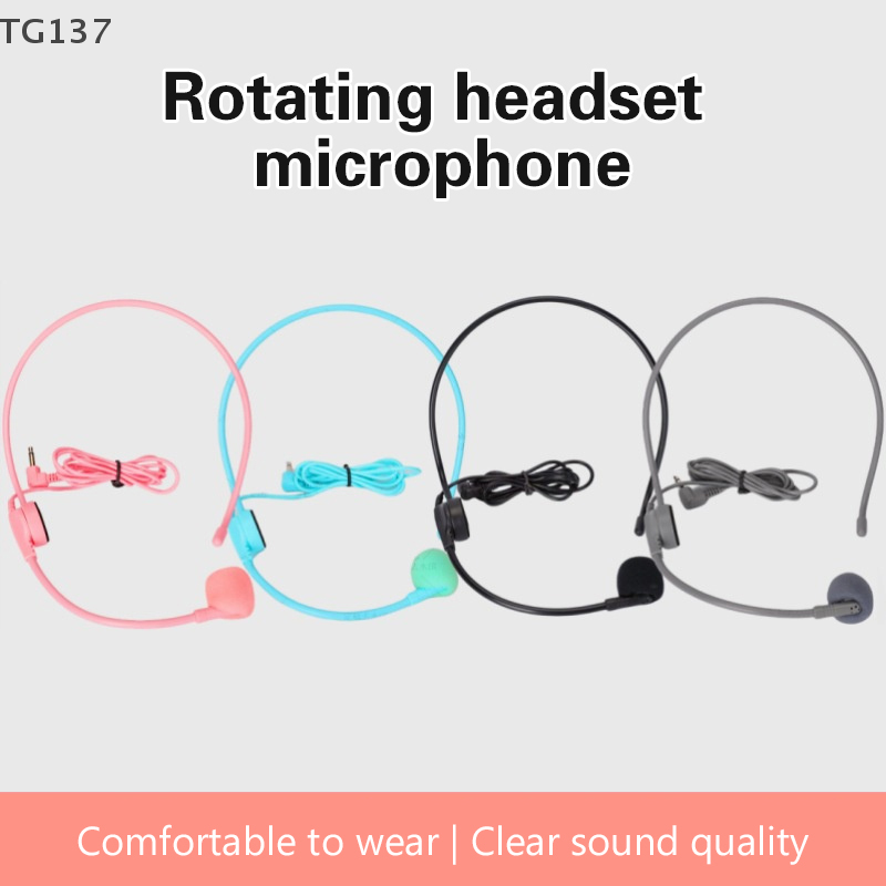 1Pcs 3.5MM Pink Headworn Wired - огляд і ціна Wired Earphone Mic
