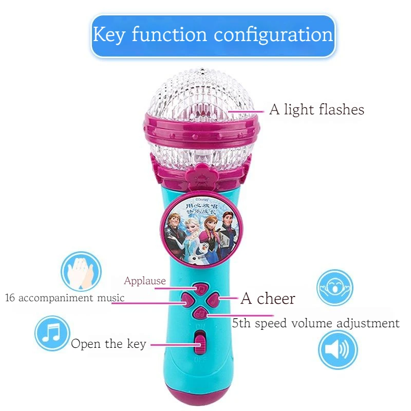 Cartoon Frozen Elsa Anna Princ - огляд і ціна Shure Mic Sm58
