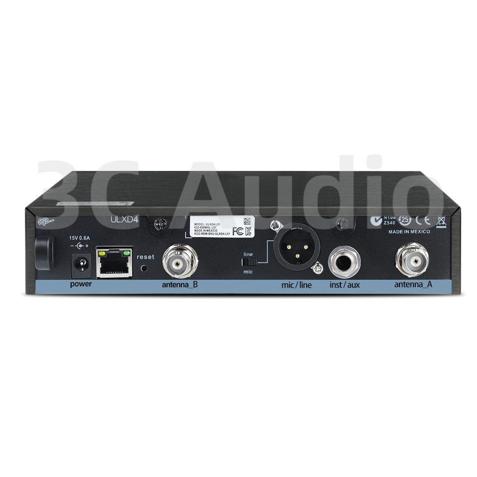 ULXD4-SLXD 500/600MHz Professi - огляд і ціна Shure Mic Sm58