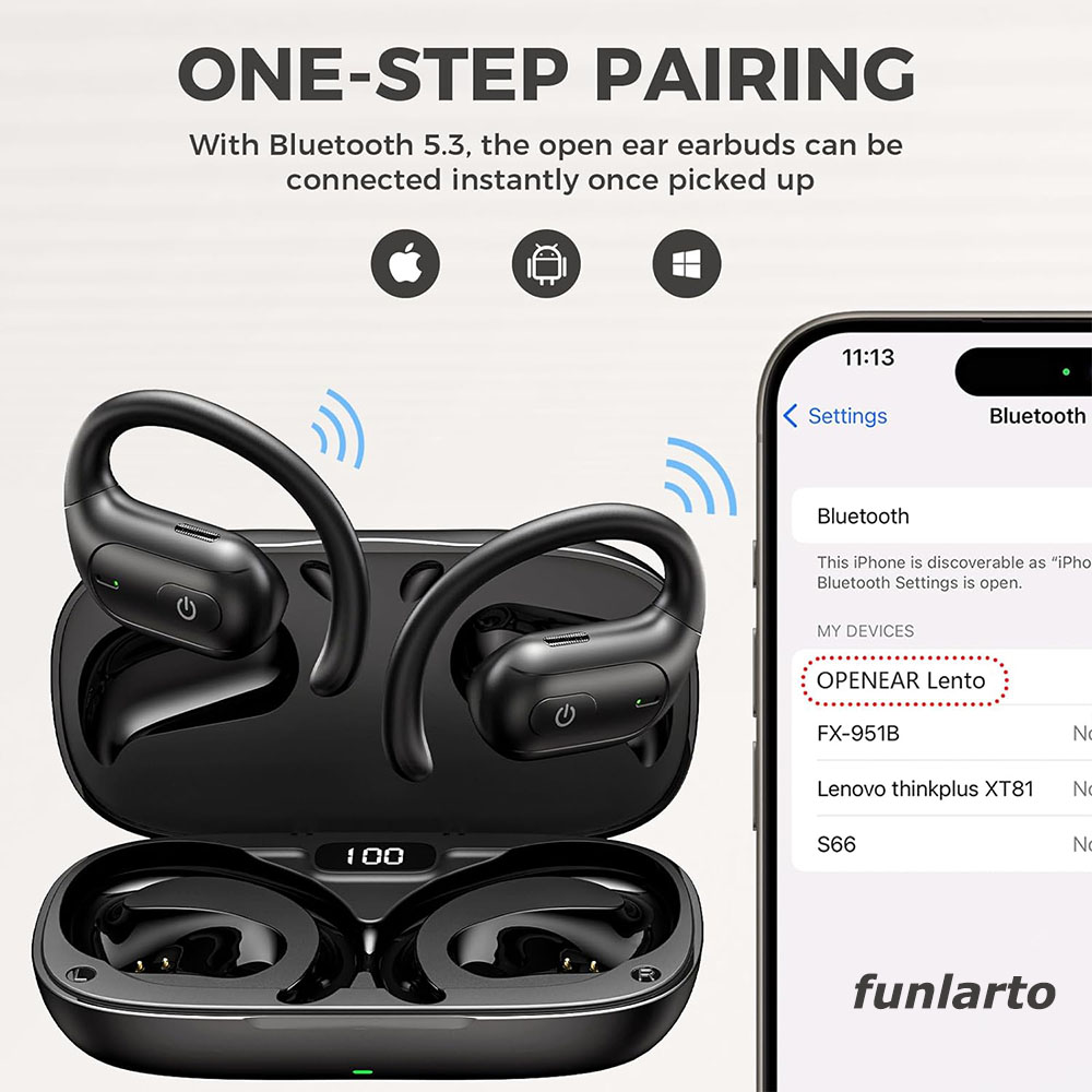 Open-Ear Wireless Running Head - огляд і ціна Sports Earphone Hook